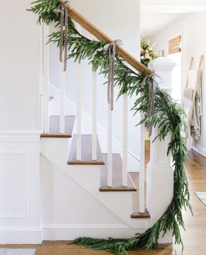 Christmas Staircase Decor