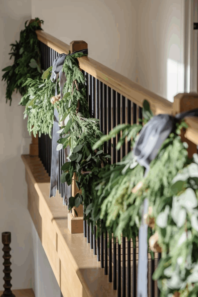 How to Decorate Your Staircase for Christmas