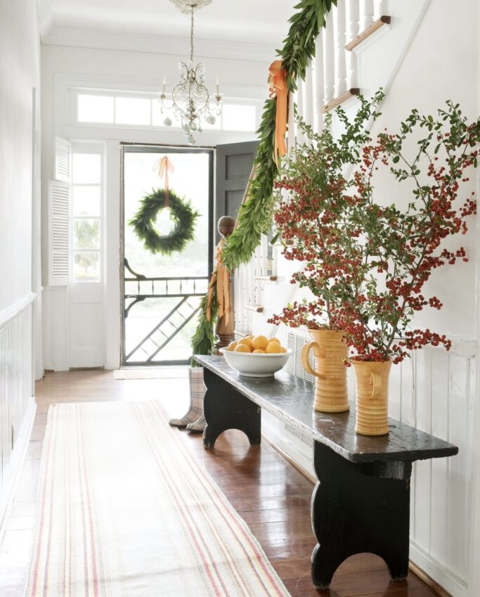 Christmas Staircase Decor
