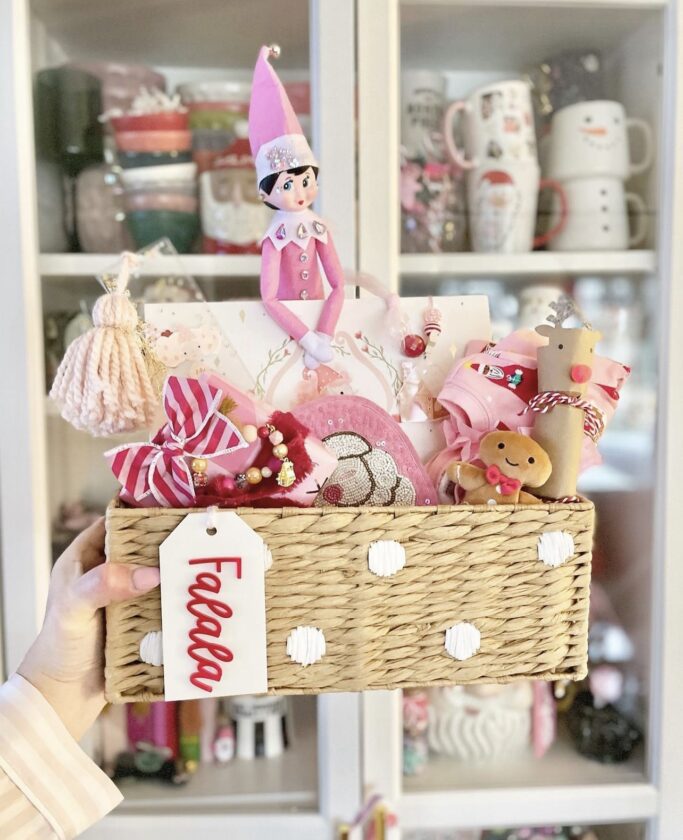 Pink Elf on the Shelf Arrival Breakfast 