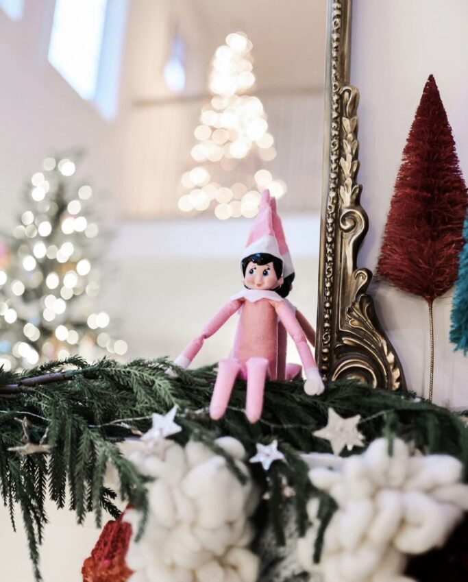 Pink Elf on the Shelf Arrival Breakfast 