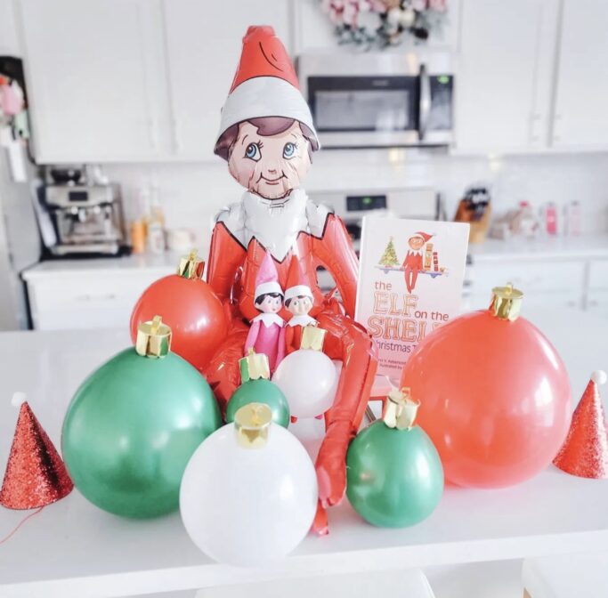 Pink Elf on the Shelf Arrival Breakfast 