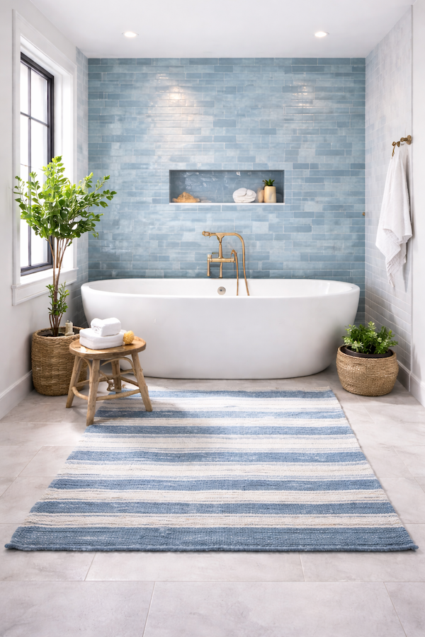 Our Coastal Blue Bathroom Design - 19 Gorgeous Design Ideas You'll Love!