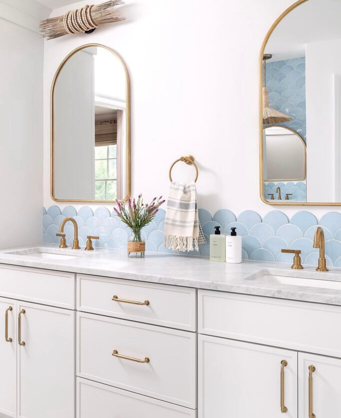 Our Coastal Blue Bathroom Design - 19 Gorgeous Design Ideas You'll Love!