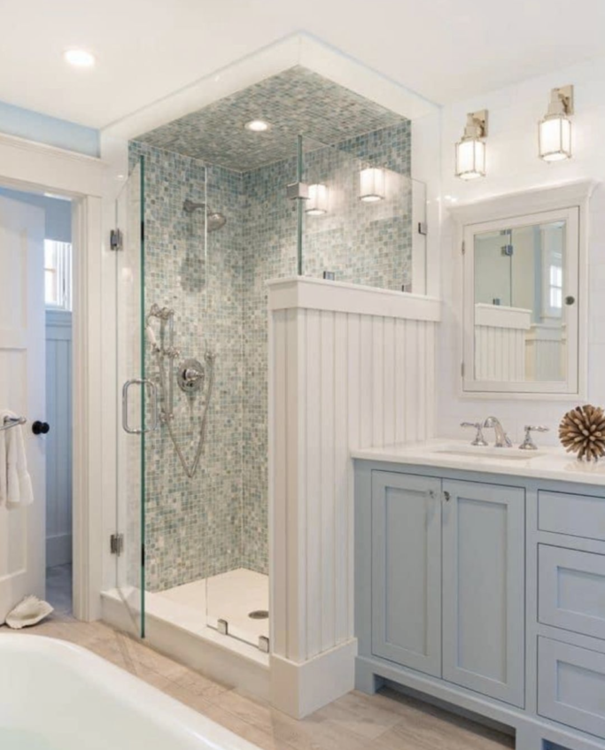 Our Coastal Blue Bathroom Design - 19 Gorgeous Design Ideas You'll Love!