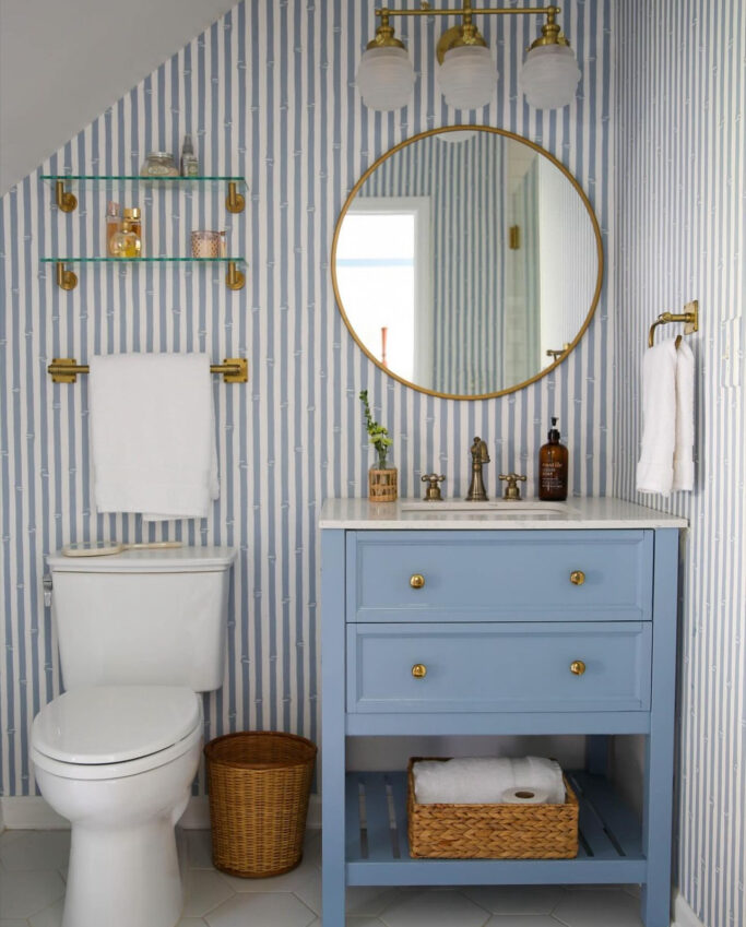 Our Coastal Blue Bathroom Design - 19 Gorgeous Design Ideas You'll Love!