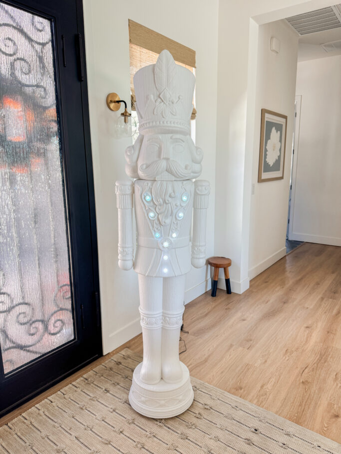 How to DIY and Paint the Viral 6 Foot Walmart Nutcracker: Creative Holiday Decorating Ideas