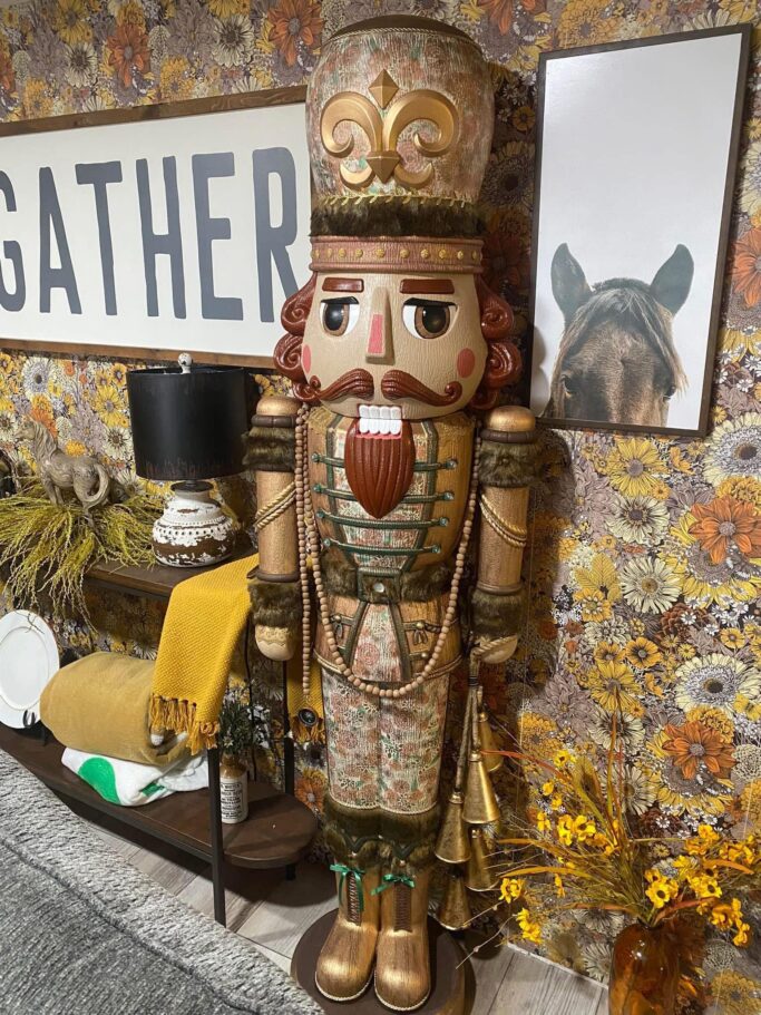 How to DIY and Paint the Viral 6 Foot Walmart Nutcracker: Creative Holiday Decorating Ideas