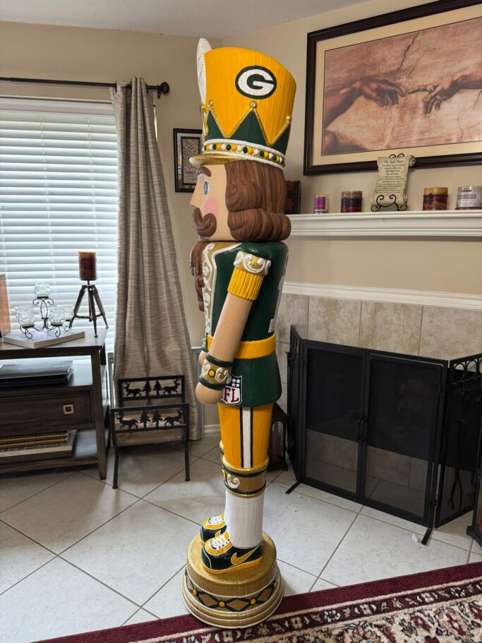 How to DIY and Paint the Viral 6 Foot Walmart Nutcracker: Creative Holiday Decorating Ideas