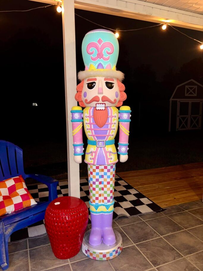 How to DIY and Paint the Viral 6 Foot Walmart Nutcracker: Creative Holiday Decorating Ideas