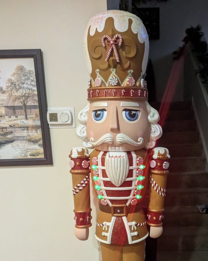 How to DIY and Paint the Viral 6 Foot Walmart Nutcracker: Creative Holiday Decorating Ideas