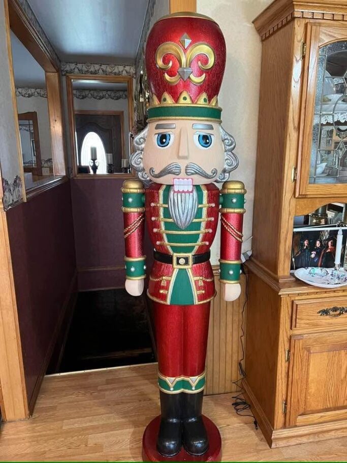 How to DIY and Paint the Viral 6 Foot Walmart Nutcracker: Creative Holiday Decorating Ideas
