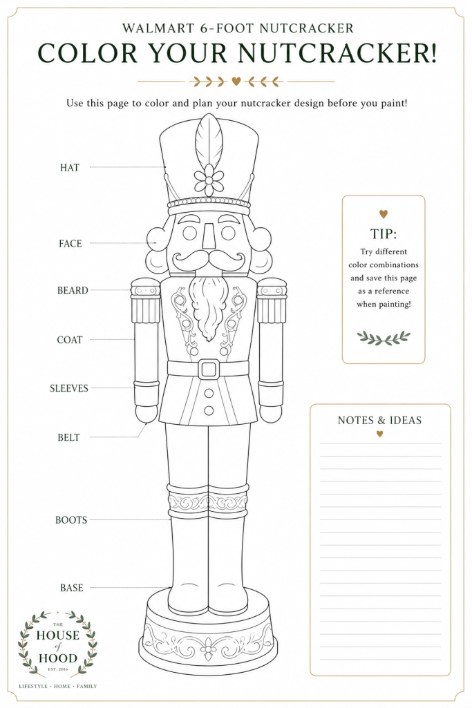 DIY this viral Walmart Nutcracker for 2026! See step-by-step painting tips, color ideas, and creative holiday inspiration.