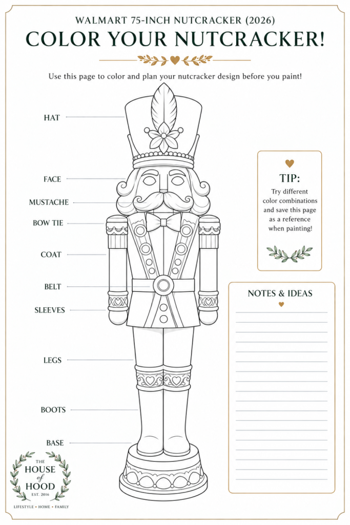 DIY this viral Nutcracker for 2026! See step-by-step painting tips, color ideas, and creative holiday inspiration.