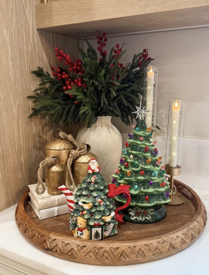 Christmas Kitchen Island Centerpiece Decor Ideas for 2025