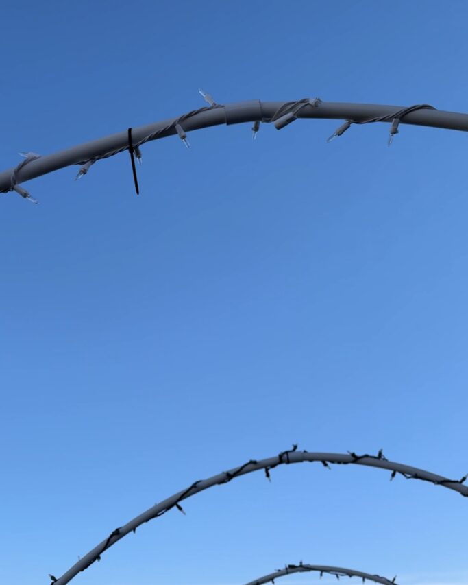 How to Install Light-Up Christmas Arches on Your Sidewalk