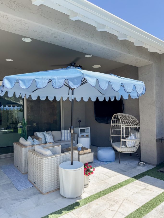 Backyard Shade Ideas for Hot Climates- Veradek Umbrella Table Review