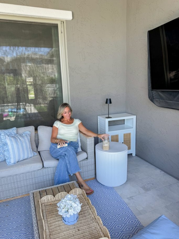 Backyard Shade Ideas for Hot Climates- Veradek Umbrella Table Review