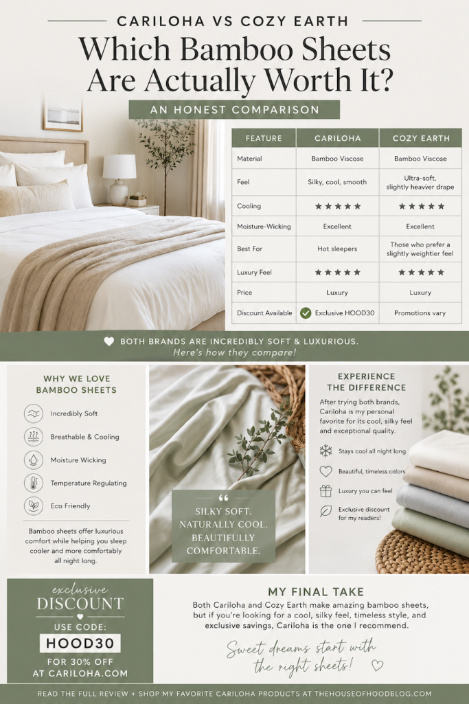 Cariloha vs. Cozy Earth/ Which Bamboo Sheets Are Worth Buying?
