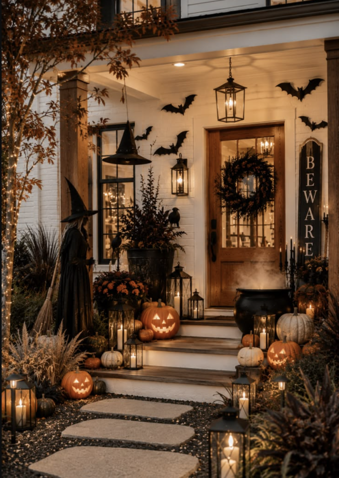 Epic Halloween Front Porch Decor