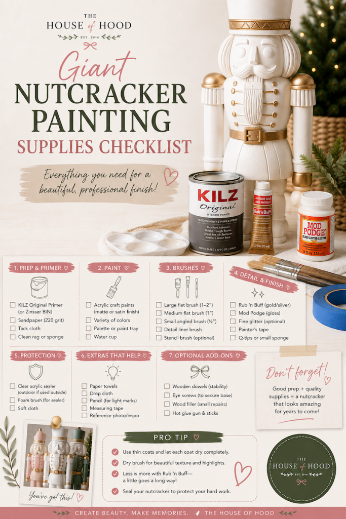 How to Paint a Giant Nutcracker: Supplies, Tips & Mistakes to Avoid