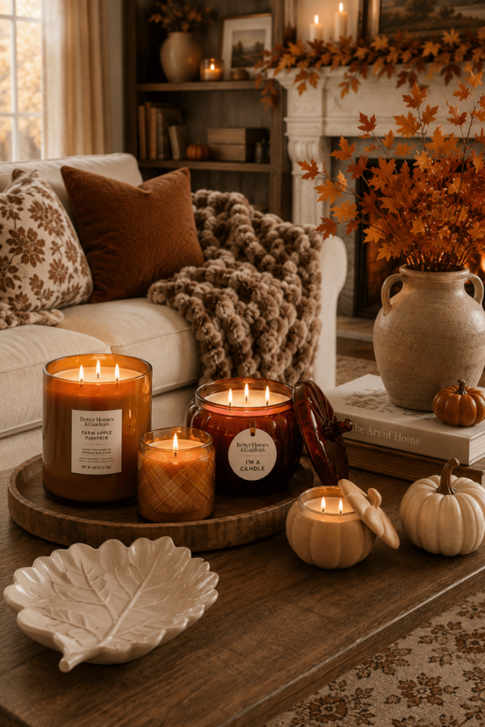 See the best Walmart fall decor for 2026! I'm sharing my favorite new fall finds, including pumpkins, throws, florals, candles, and kitchen decor!