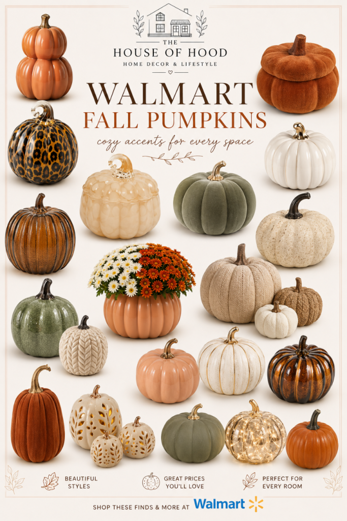 See the best Walmart fall decor for 2026! I'm sharing my favorite new fall finds, including pumpkins, throws, florals, candles, and kitchen decor!