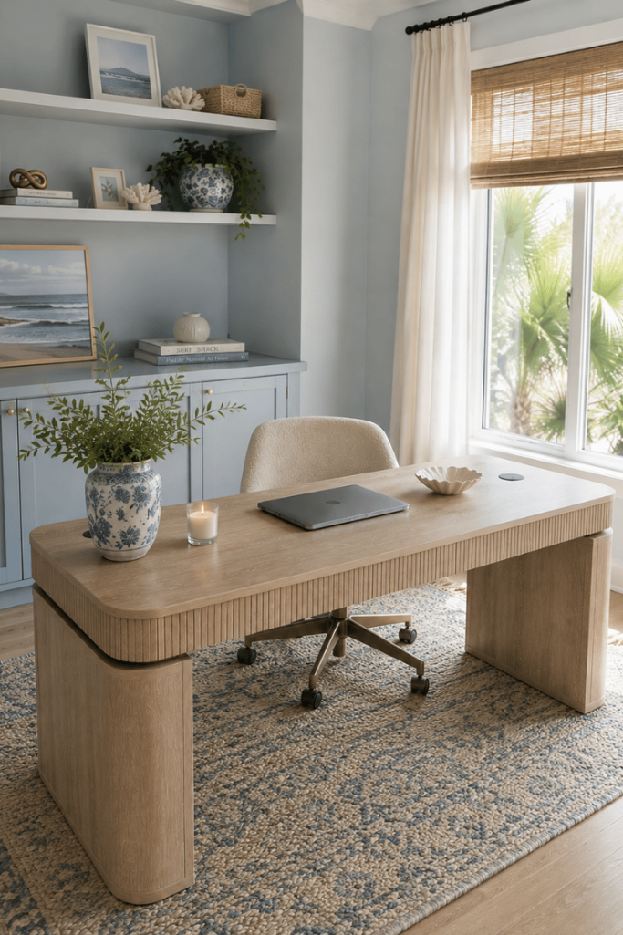 Read my Hulala Home Baggio Standing Desk review + 20% off discount code CCH20! See exactly why we love it for our home office!