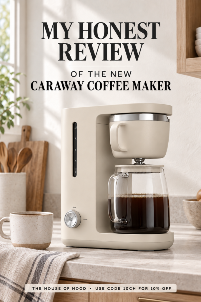 My Honest Review of the New Caraway Coffee Maker after several weeks of testing. See the pros and cons plus my discount code 10CH!