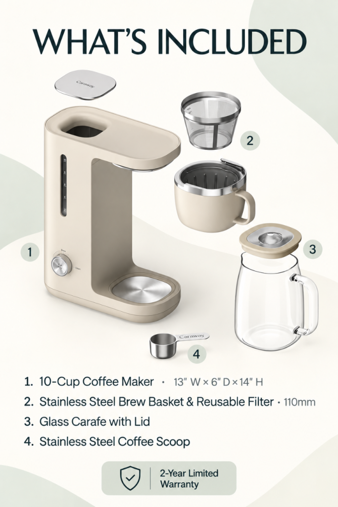 My Honest Review of the New Caraway Coffee Maker after several weeks of testing. See the pros and cons plus my discount code 10CH!